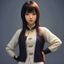 cosplay创作者晴晴的用户头像，活泼的二次元风格圆形头像